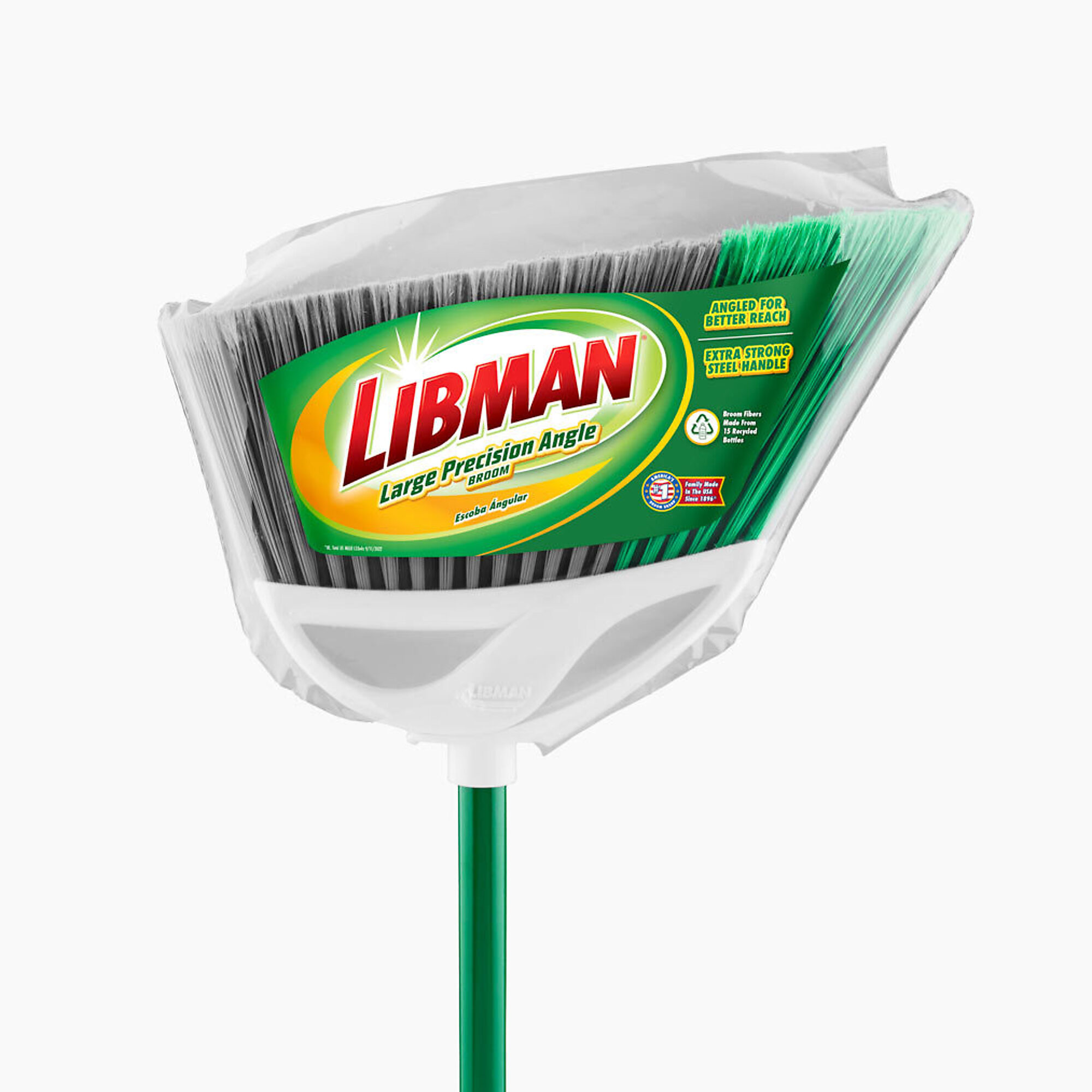 Libman, Large Precision Angle Broom 6PK, Width 12.75 in, Included (qty.) 6 Model# 205 6PK